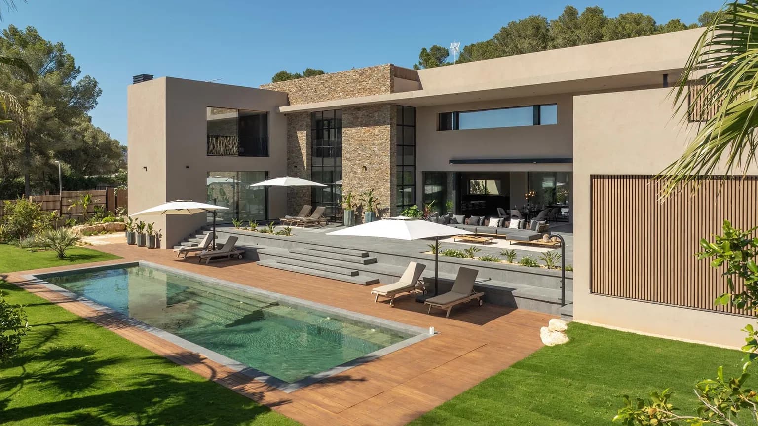New built villa in Cala Vinyes